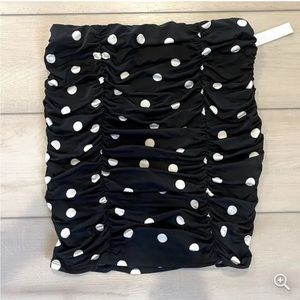 Abound Mini Skirt  Black White Bodycon Cocktail Dress Women Party Classic